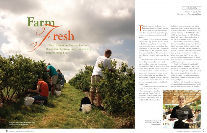 Farm Fresh Magazine Layout